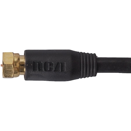 RG6 25 Ft. Coaxial Cable (Black)